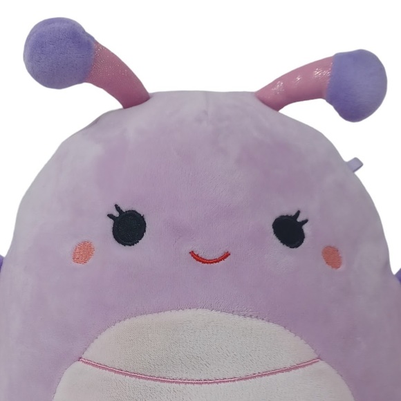Squishmallows Brenda Butterfly Plush 8" Kellytoy Insect Purple Pink Iridescent - Picture 2 of 7